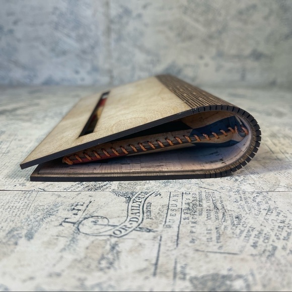 Samsaara Clutch Purse Ensemble - Mod Hex & Birch Wood - Picture 2 of 16